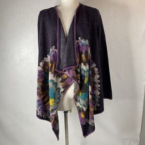 Mushka sz M Open Front Cardigan